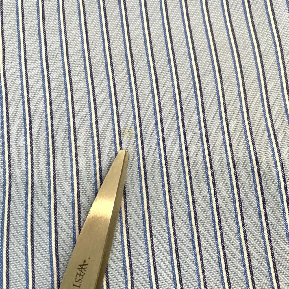 Boss Hugo Boss Sharp Fit Dress Shirt Light Blue Pinstripe Men’s Size 16.5